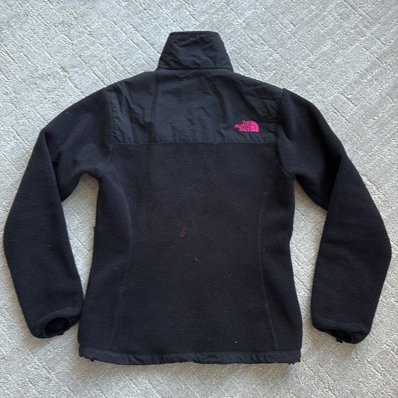 The North Face Denali Black Pink Fleece Full Zip Outdoor Gorpcore Coat Women S - Picture 4 of 6